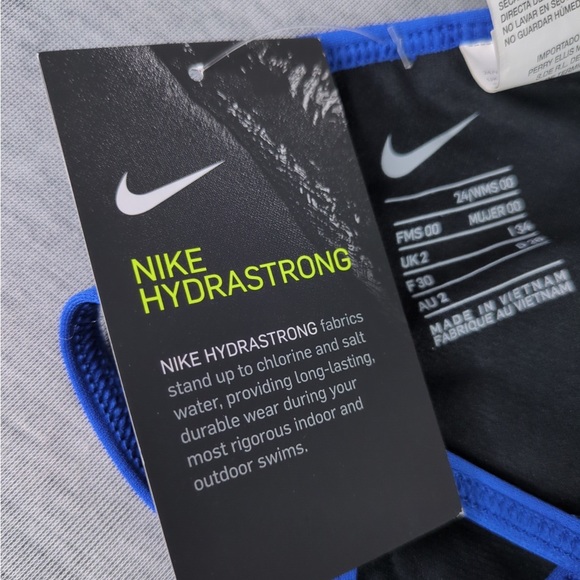 Nike HydraStrong Lace Up Tie Back One Piece Swimsuit - Picture 8 of 14